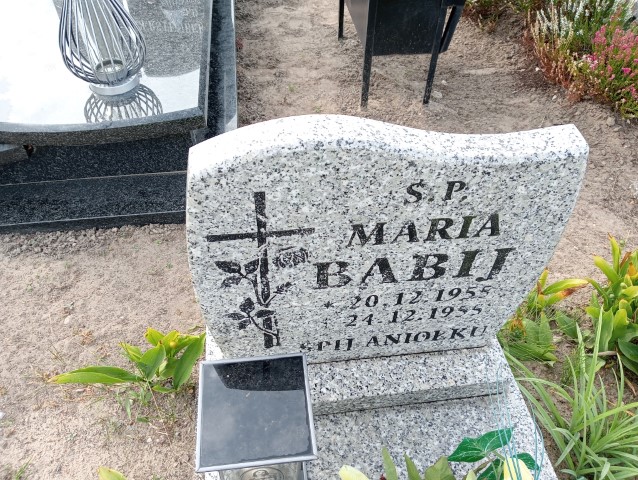 Maria Babij 1955 Nowe Miasteczko - Grobonet - Wyszukiwarka osób pochowanych