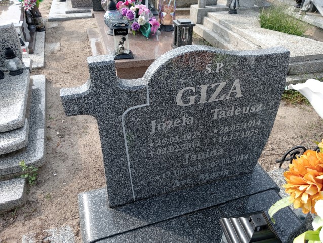 Tadeusz Giza 1914 Nowe Miasteczko - Grobonet - Wyszukiwarka osób pochowanych