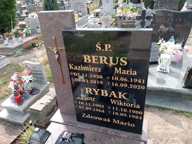 Piotr Rybak 1902 Nowe Miasteczko - Grobonet - Wyszukiwarka osób pochowanych