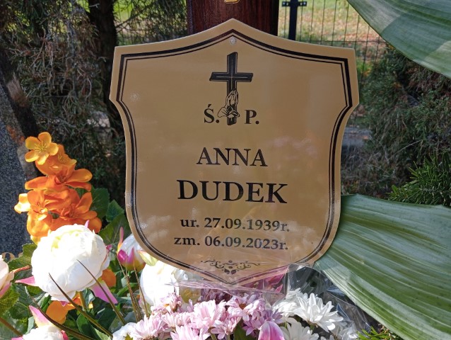 Anna Dudek 1939 Nowe Miasteczko - Grobonet - Wyszukiwarka osób pochowanych
