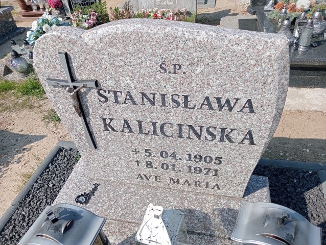 Stanisława Kalecińska 1905 Nowe Miasteczko - Grobonet - Wyszukiwarka osób pochowanych