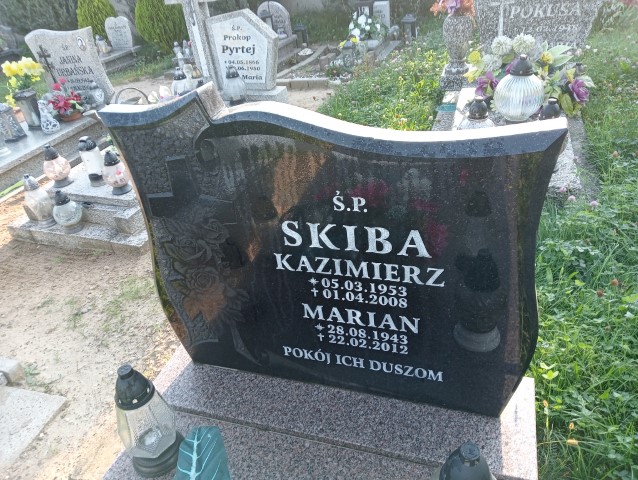Kazimierz Skiba 1953 Nowe Miasteczko - Grobonet - Wyszukiwarka osób pochowanych